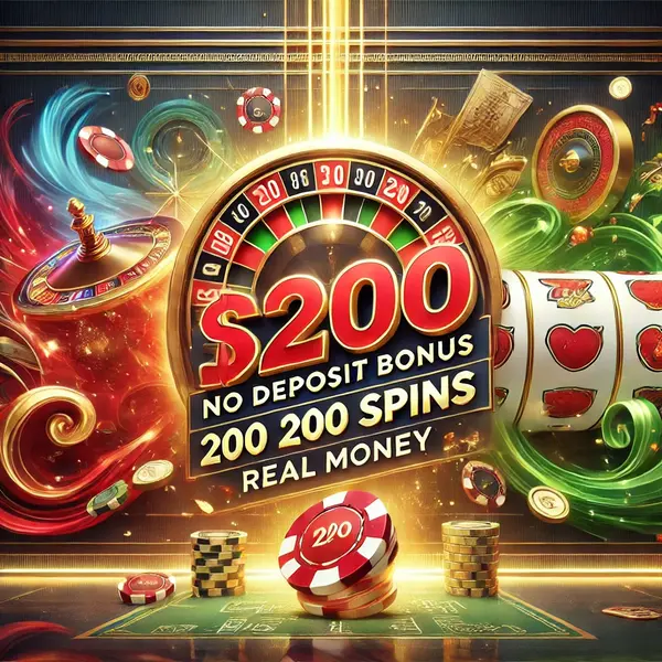 $200 no deposit bonus 200 free spins real money